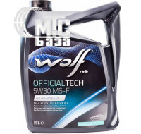Моторное масло WOLF Officialtech 5W-30 MS-F 5L
